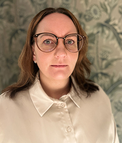 Jenny Palomäki, nominerad till Årets Projektledare 2024 för sin roll som projektledare för återställandet av Malmbanan efter urspårningarna vintern 23-24.